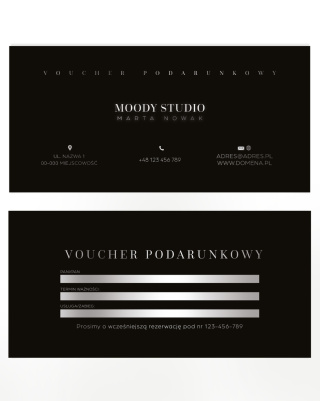 Voucher podarunkowy Black (V6)