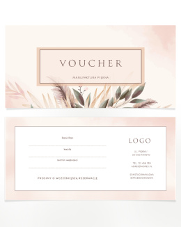 Voucher podarunkowy Boho (V18)