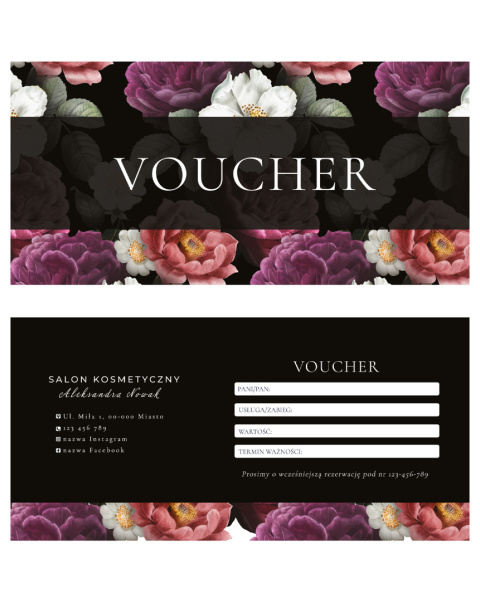 Voucher podarunkowy Blooming (V58)