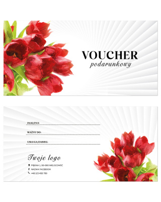 Voucher podarunkowy Tulipany (V59)