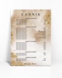 Cennik usług Złoto Beż, A4 lub A3 (CN42)