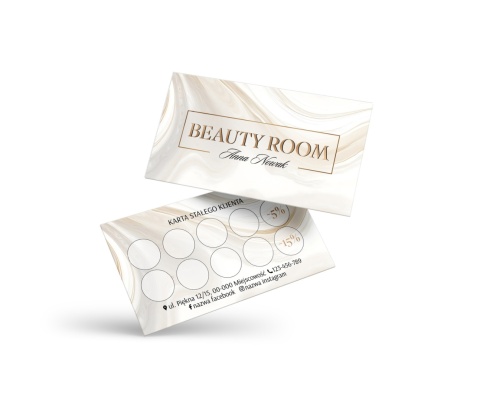 Karta klienta BEŻOWE FALE (KK09) Karta klienta BEŻOWE FALE (KK09)