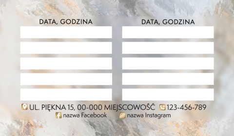 Terminarz wizyt SZARO-ZŁOTY (T70) Terminarz wizyt SZARO-ZŁOTY (T70)