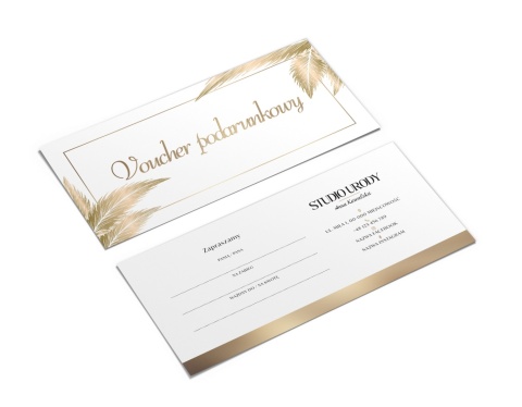 Voucher podarunkowy BOHO GOLD (V48) Voucher podarunkowy BOHO GOLD (V48)