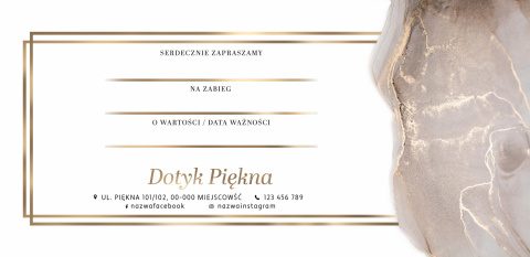 Voucher podarunkowy Beżowe Brzegi (V74) Voucher podarunkowy Beżowe Brzegi (V74)