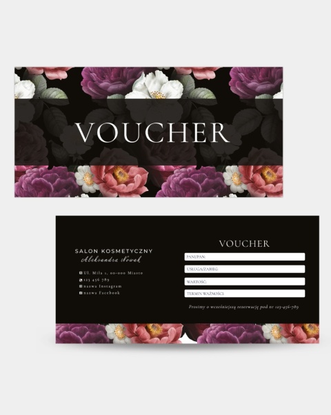 Voucher podarunkowy Blooming (V58) Voucher podarunkowy Blooming (V58)