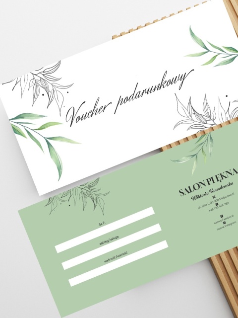 Voucher podarunkowy Botanical (V49) Voucher podarunkowy Botanical (V49)