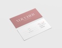 Voucher podarunkowy Różowy Minimalistyczny (V1)