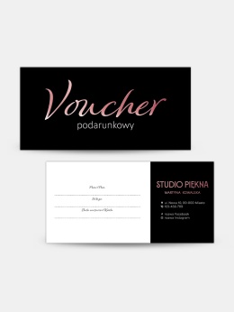 Voucher podarunkowy Różowy Gradient (V39)
