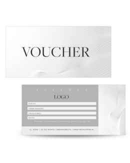 Voucher podarunkowy Srebrny Popielaty (V3)