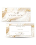 Voucher podarunkowy w beżowo-białe marmurkowe tło (V14) Voucher podarunkowy w beżowo-białe marmurkowe tło (V14)