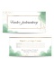 Voucher podarunkowy zielone aquarelle (V11)