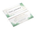 Voucher podarunkowy zielone aquarelle (V11) Voucher podarunkowy zielone aquarelle (V11)